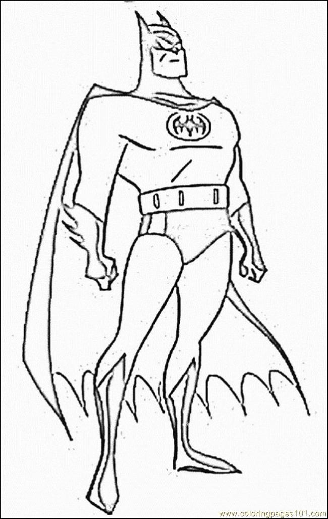 650x1026 Online Coloring Pages Batman