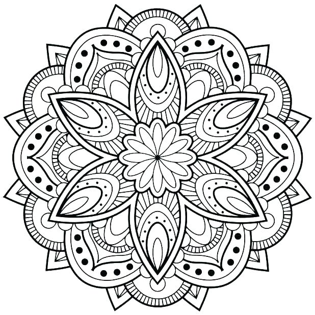 618x618 Online Mandala Coloring Pages Free Printable Mandalas Coloring