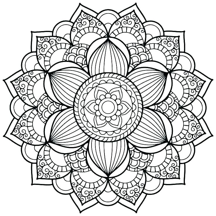 736x736 Coloring Pages Online Mandala Coloring Pages Online Mandala