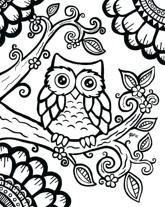 570x713 Coloring Page Of Snowy Owl Also Owl Coloring Page Images Of Owl