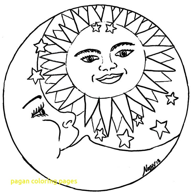 744x747 Pagan Coloring Pages With Pagan Coloring Pages Free Many