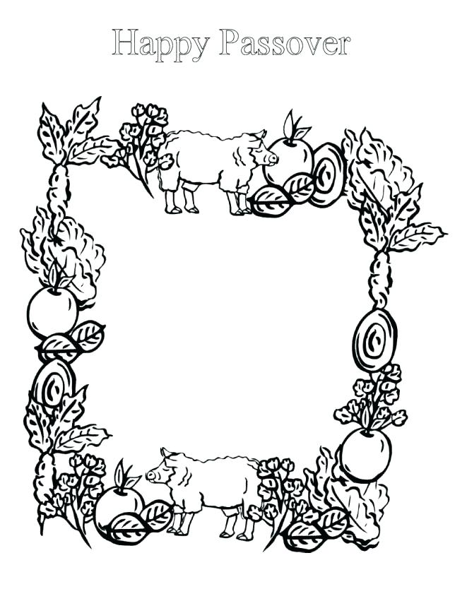 644x834 Passover Coloring Pages Pesach Coloring Pages