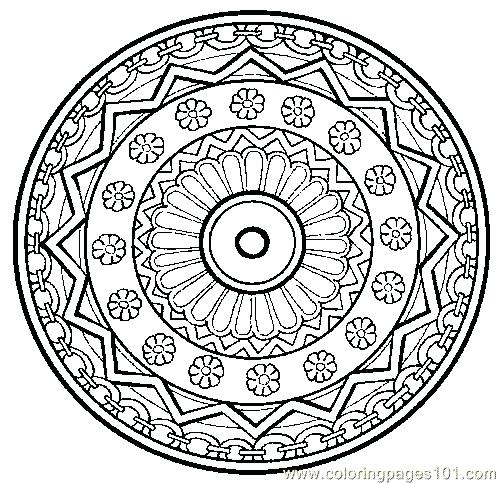 500x484 Free Mandala Coloring Pages To Print
