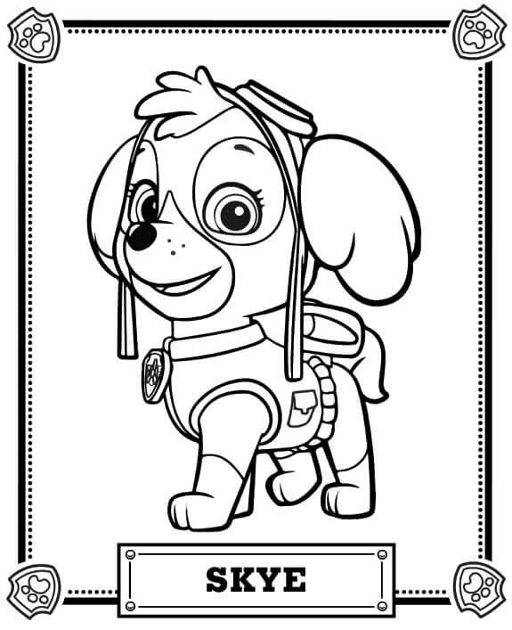 575x707 Free Printable Paw Patrol Coloring Pages For Kids