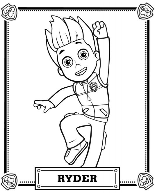 533x663 Marshall Paw Patrol Coloring Pages
