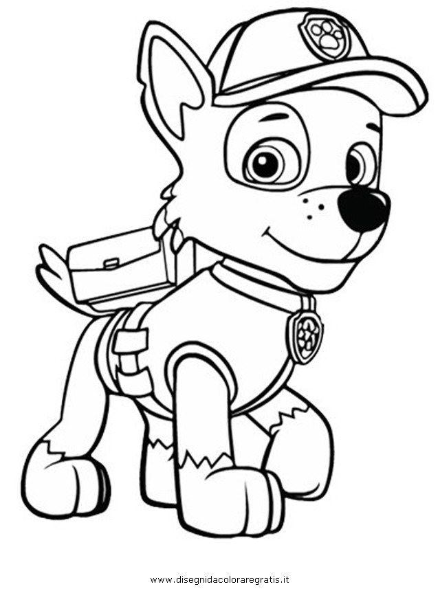 640x860 Printable Paw Patrol Coloring Pages