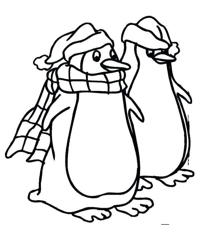 650x733 Free Penguin Coloring Pages