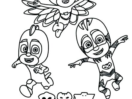 440x330 Pj Masks Coloring Pages Mask Free Printable For Kids