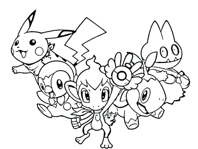 640x480 Coloring Pages Pokemon Beautiful G Pages Print Black And White