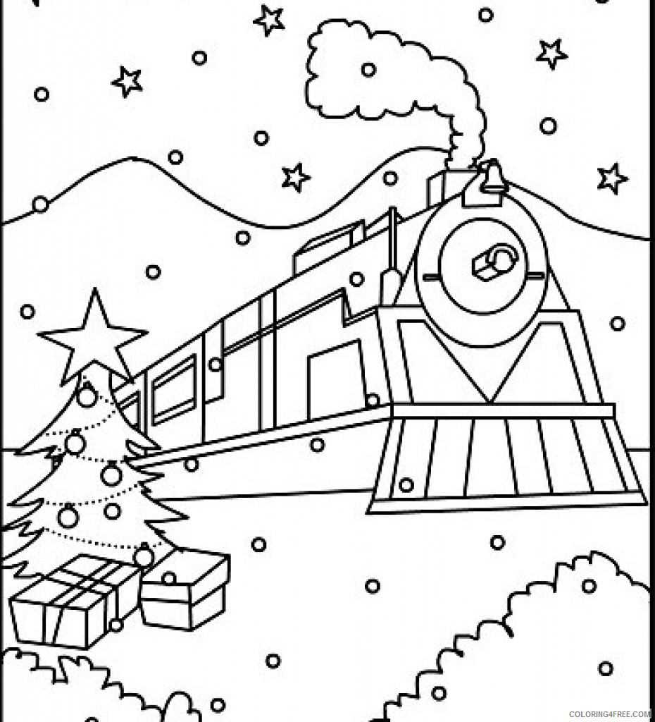 930x1024 Stylish And Peaceful Polar Express Coloring Pages Printable