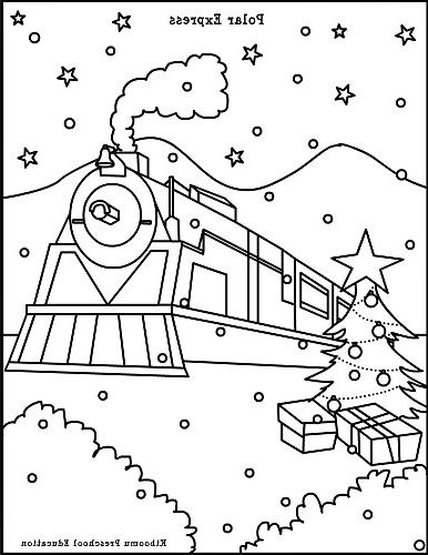 386x500 The Best Polar Express Coloring Sheets Free