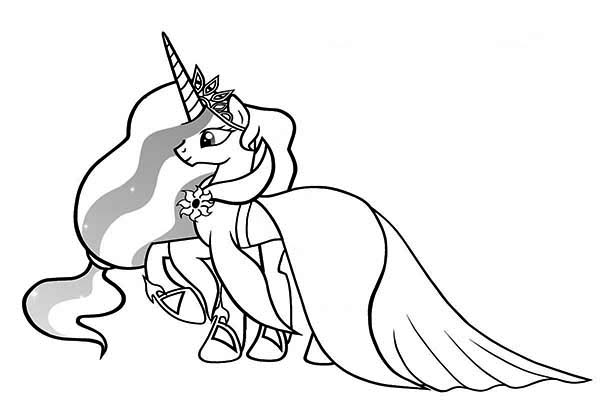 600x400 Free Pony Coloring Pages
