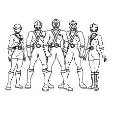 230x230 Top Free Printable Mighty Morphin Power Rangers Coloring Pages