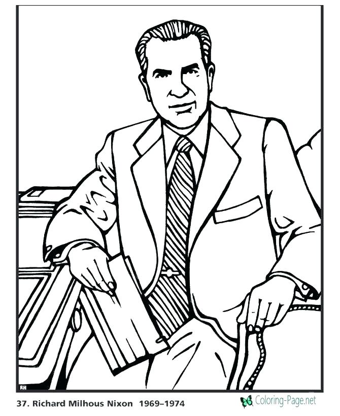 670x820 Us Presidents Coloring Pages