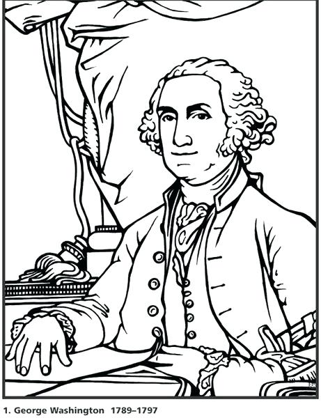 461x600 Presidents Coloring Pages President Coloring Pages Presidents Day