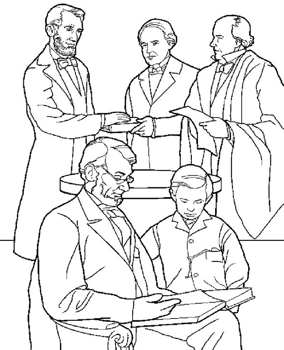 585x721 Presidents Day Coloring Pages