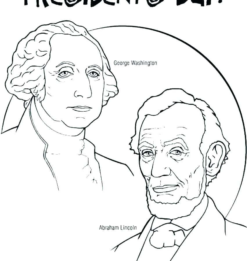 851x900 Presidents Day Coloring Pages Printable Free Printable Presidents