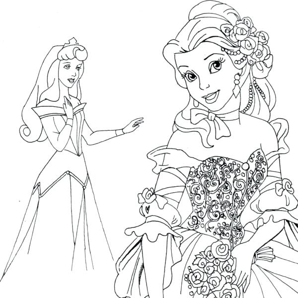 600x600 Free Printable Princess Coloring Pages Printable Coloring Pages