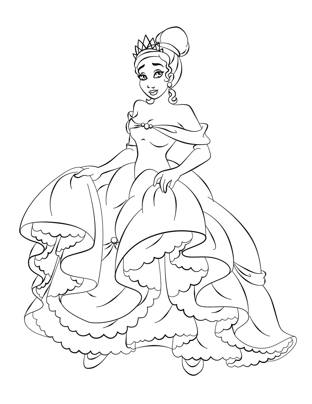 1024x1326 Princess Coloring Pages