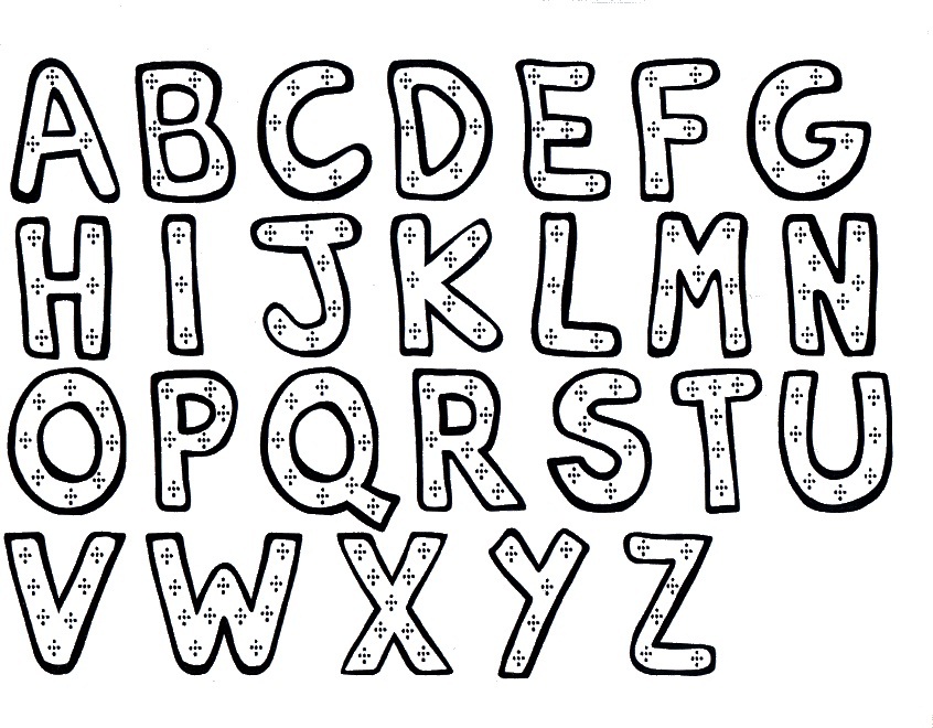 846x660 Printable Alphabet Coloring Pages Coloring Me Printable Alphabet