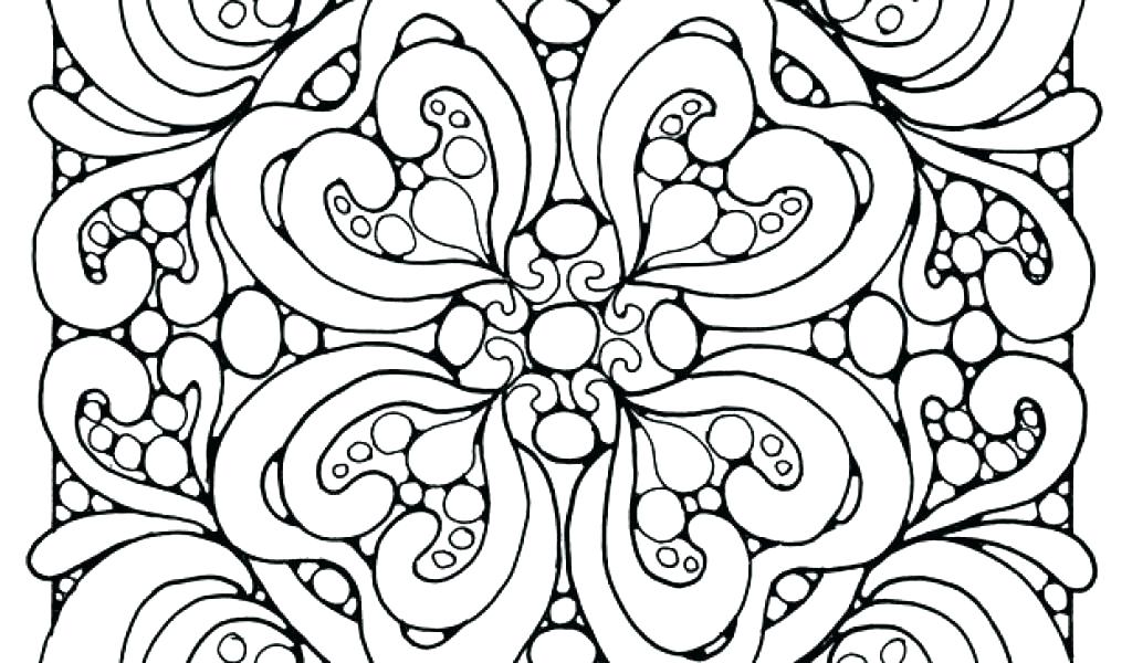 1024x600 Cool Printable Abstract Coloring Pages Best Abstract Coloring