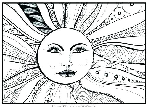 500x364 Coloring Pages For Adults Abstract