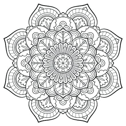 440x440 Abstract Coloring Pages For Adults And Artists Spectacular Design