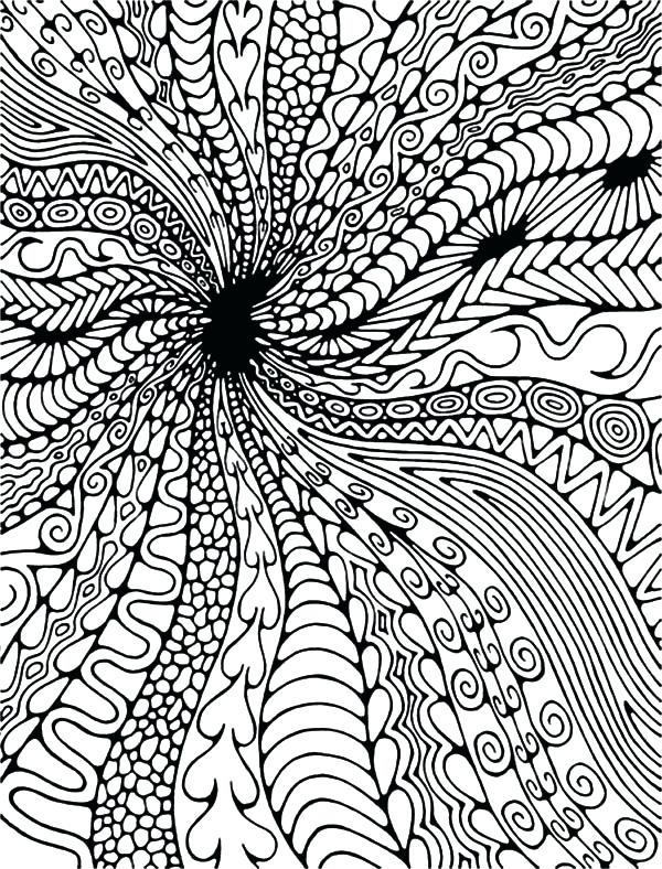 600x788 Abstract Coloring Pages Free Free Printable Abstract Coloring