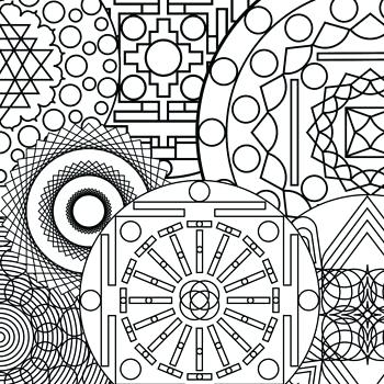 350x350 Abstract Coloring Pages To Print
