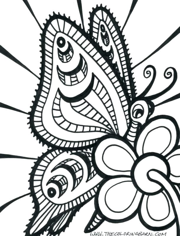610x800 Abstract Coloring Pages Printable Free Abstract Coloring Pages