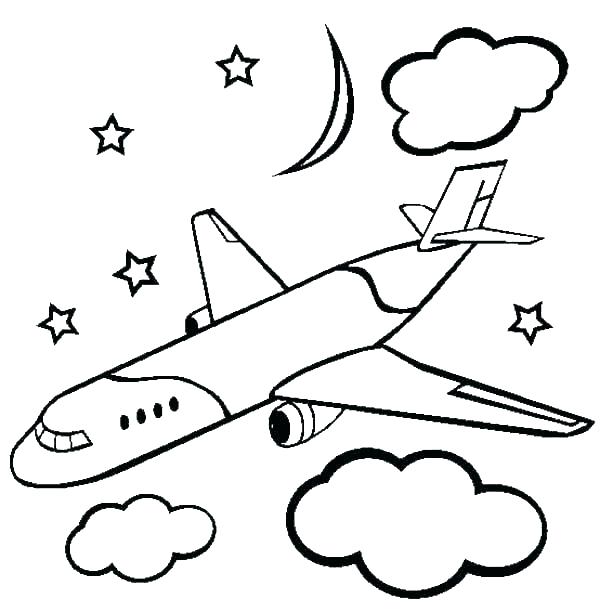 600x612 Airplane Pictures To Color Free Airplane Coloring Pages To Print