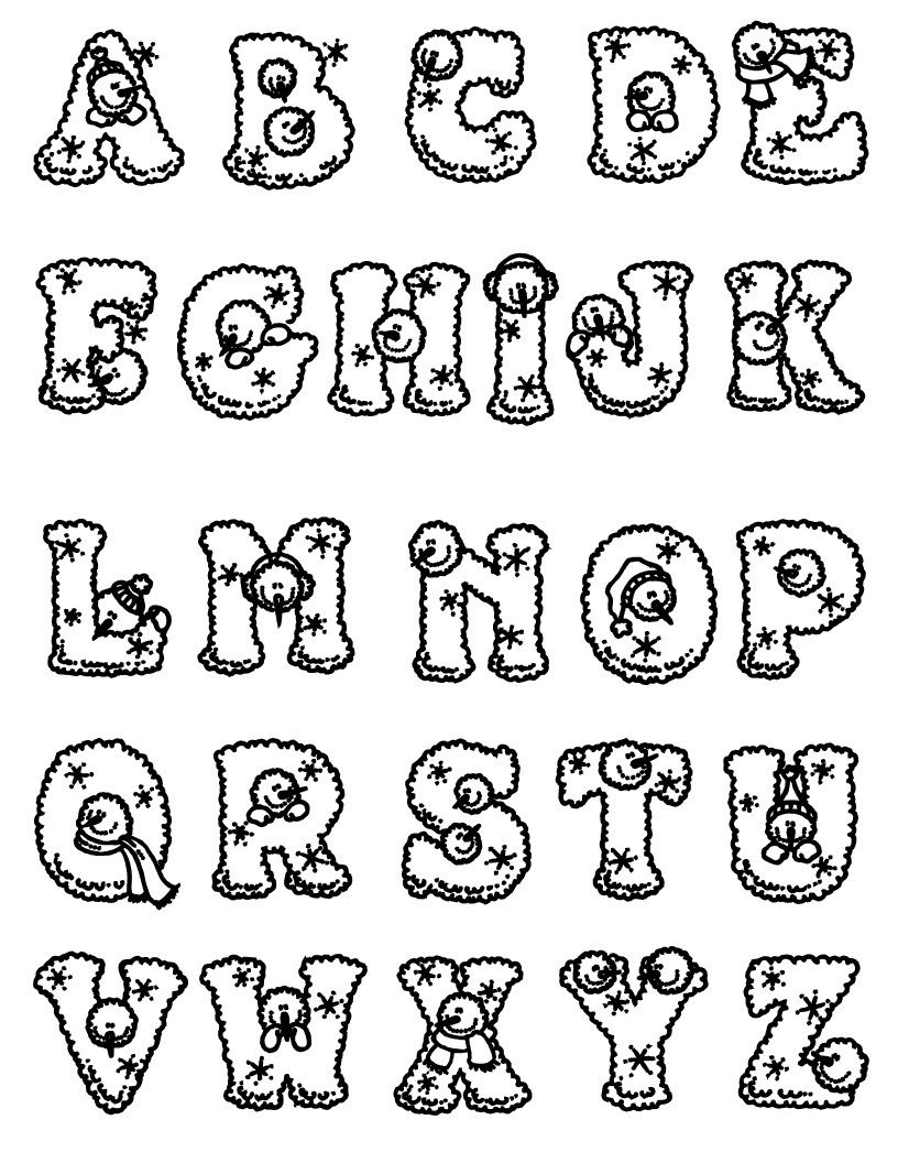 816x1056 Appealing Printable Abc Coloring Pages For Kids Of Alphabet Trend