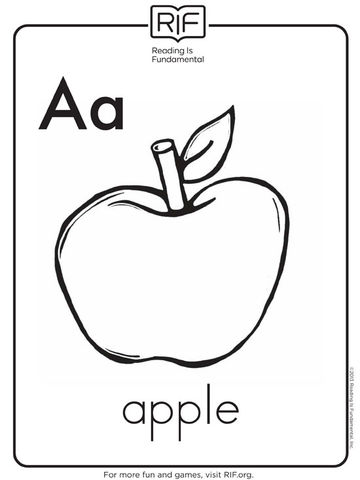 360x480 Free Alphabet Coloring Pages
