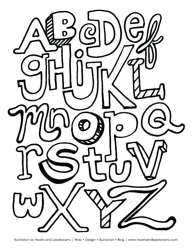 612x792 Free Printable Alphabet Coloring Pages Printable Letter Coloring