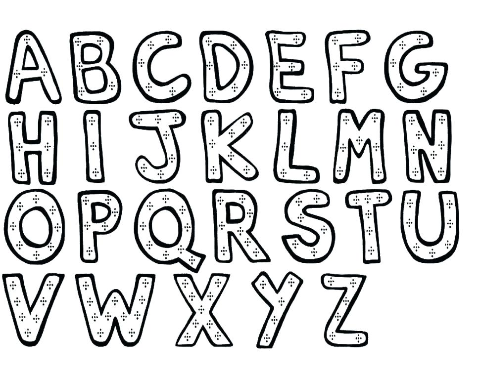 970x757 Alphabet Coloring Pages For Toddlers Alphabet Coloring Pages A Z
