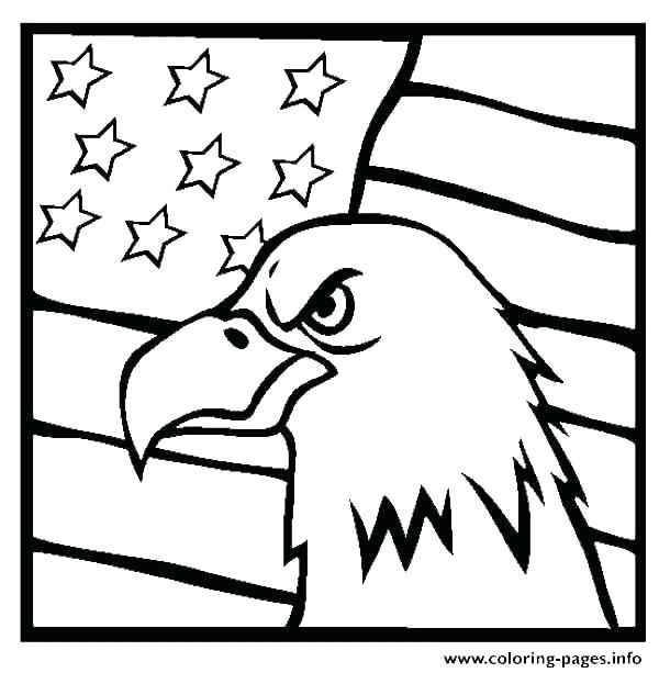 600x613 American Flag Coloring Pages Printable Flag Coloring Pages Flag