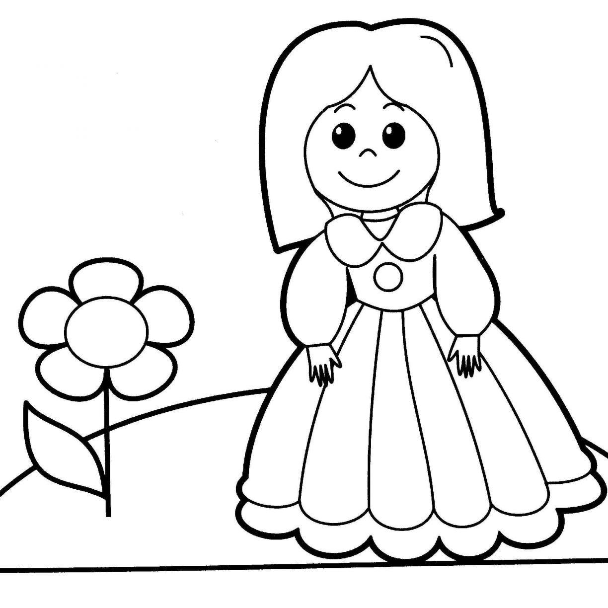 1224x1224 Bratz Dolls Coloring Pages Cute Of Free Kids American Girl