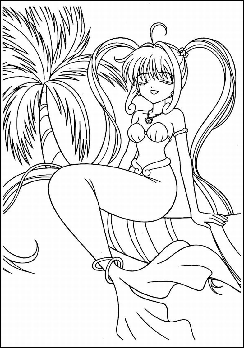 785x1118 Anime Coloring Pages