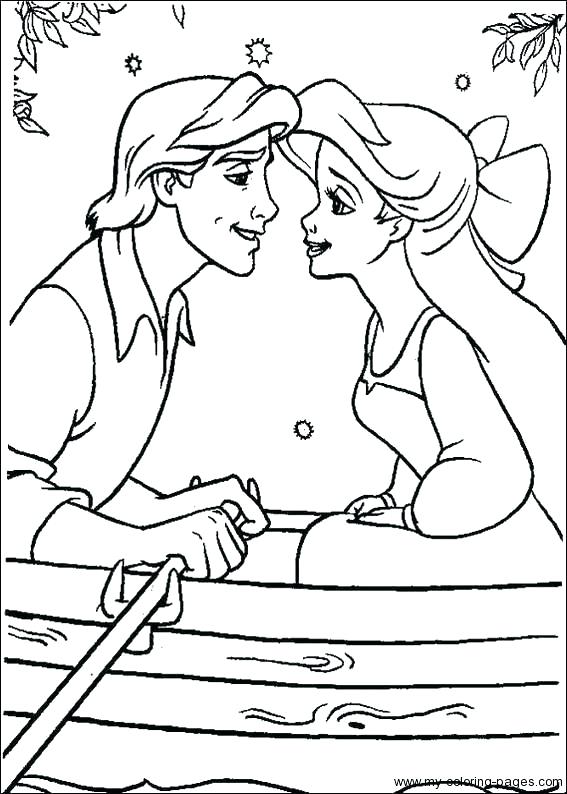 567x794 Coloring Pages The Little Mermaid