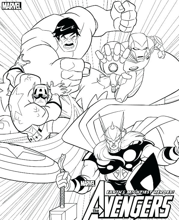 596x733 Glamorous Free Printable Avengers Coloring Pages Marvel Avengers