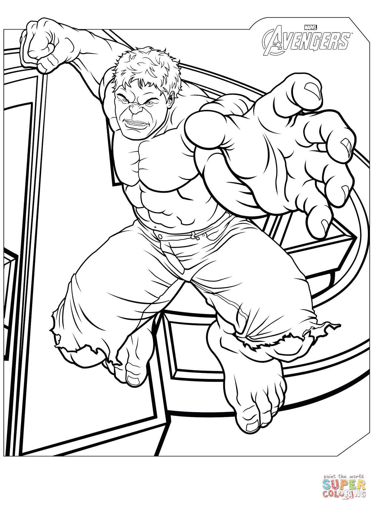 1240x1682 Avengers Hulk Coloring Page Free Printable Coloring Pages Hulk
