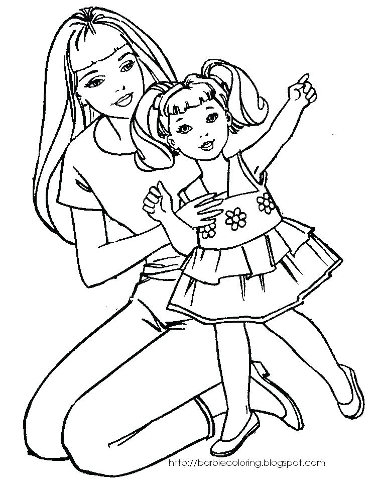 747x963 Barbie Printable Coloring Pages Barbie Coloring Pages Barbie