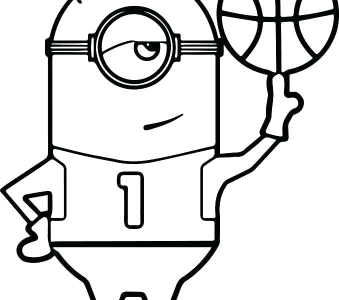 678x600 Basketball Coloring Pages Pics Basketball To Color Basketball