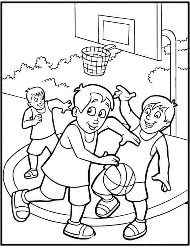 618x810 Free Printable March Madness Coloring Pages