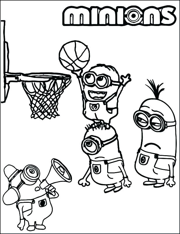 618x802 Basketball Color Pages