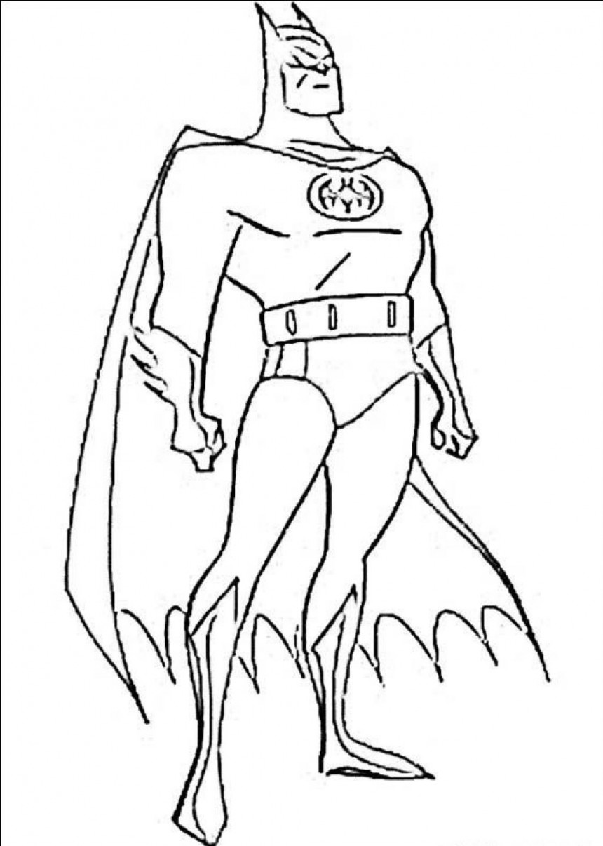 860x1206 Free Printable Batman Coloring Pages For Kids