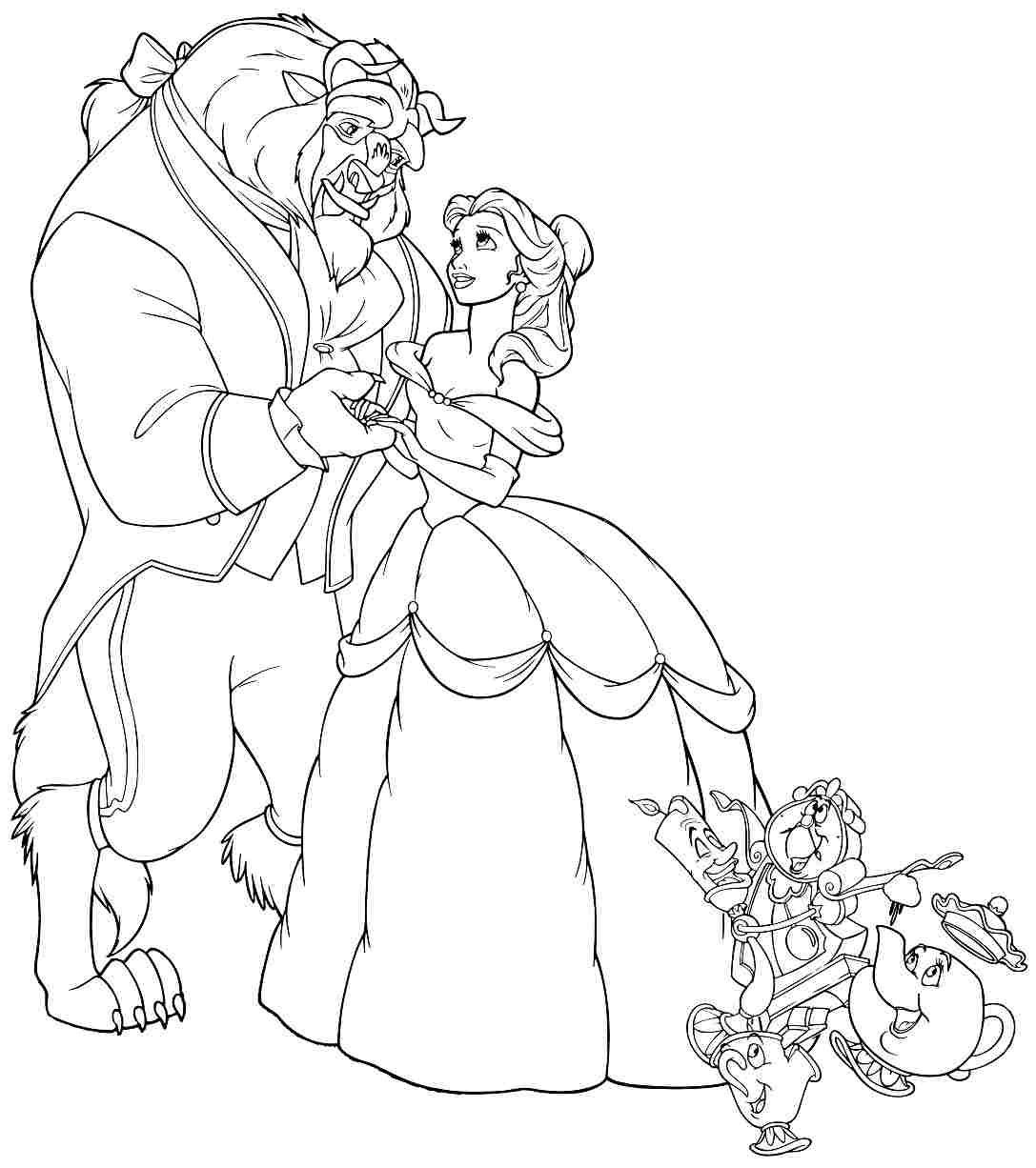 1087x1226 Best Of Belle Beauty And The Beast Coloring Pages Collection Free