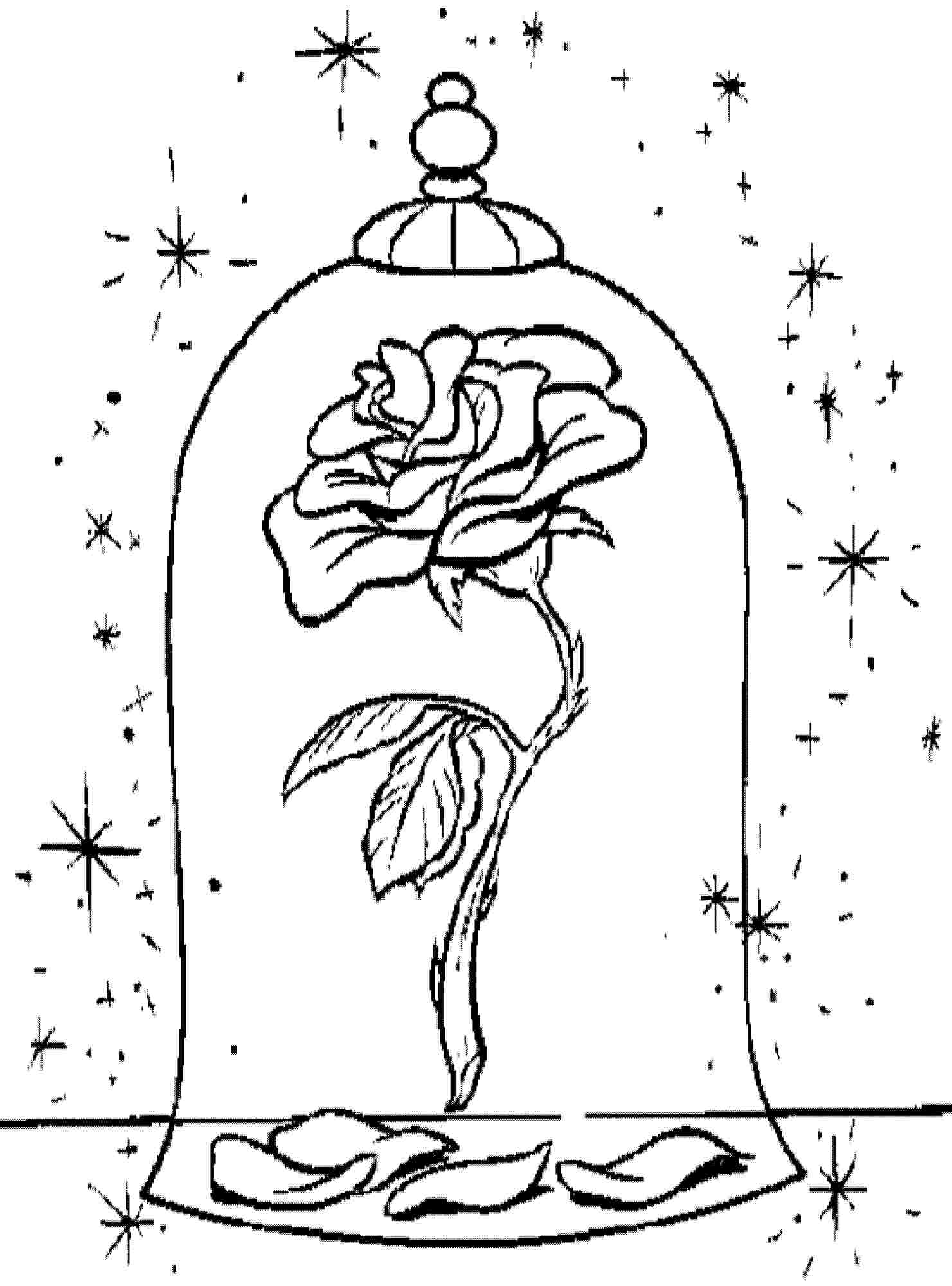 1481x2000 Disney Beauty And The Beast Coloring Pages