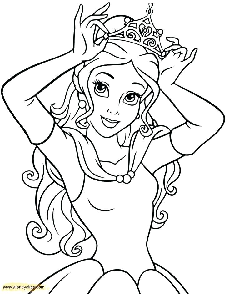 736x940 Marvelous Decoration Belle Coloring Pages Free Printable Belle