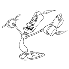 230x230 Top Free Printable Beauty And The Beast Coloring Pages Online